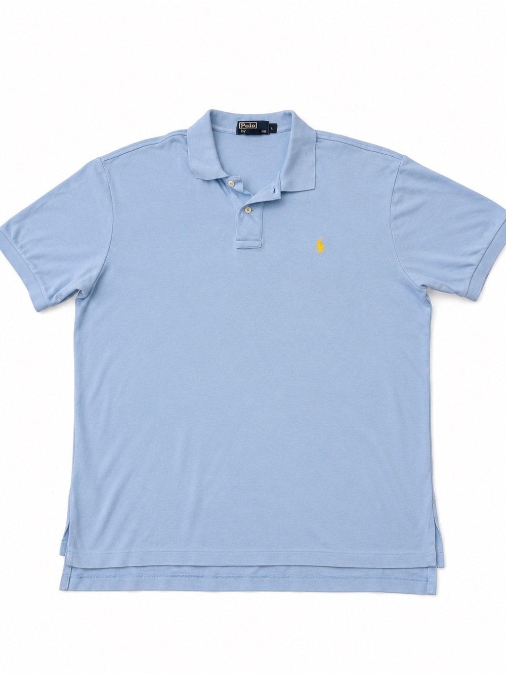 Polo by Ralph Lauren Sky Blue Polo with Yellow Pony